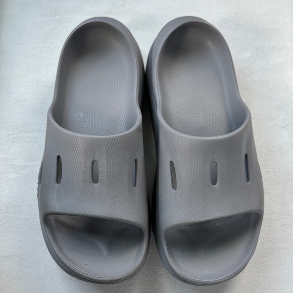 Hoka Gray Slide Sandals - Picture 1 of 5